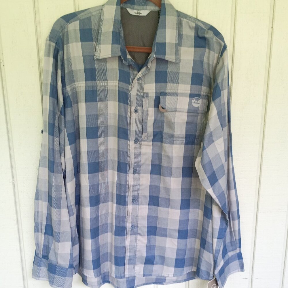 Men’s Wrangler Button Down Shirt Sz Large New